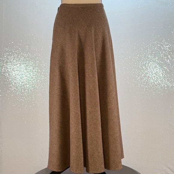 Ralph Lauren Purple Label Dresses & Skirts - RALPH  LAUREN Brown Wool Gaberdine Circle Skirt (purple label) size 8